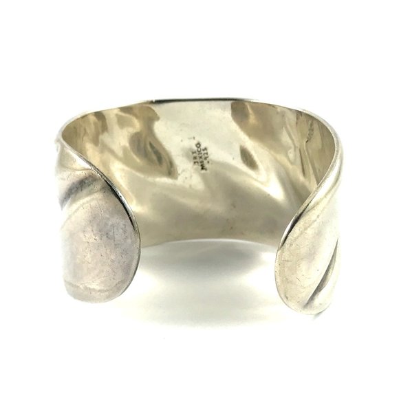 Vintage Sterling Silver 925 Mexico JRI Cuff Bracelet - Picture 2 of 3